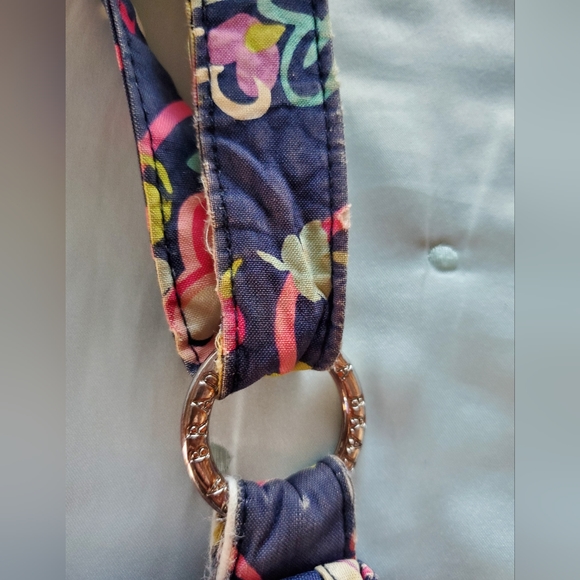 Navy Floral Vera Bradley Crossbody Bag - Picture 9 of 13